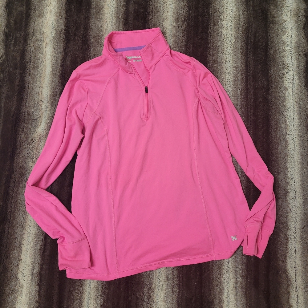 Xersion active wear Quarter Zip Pullover size L